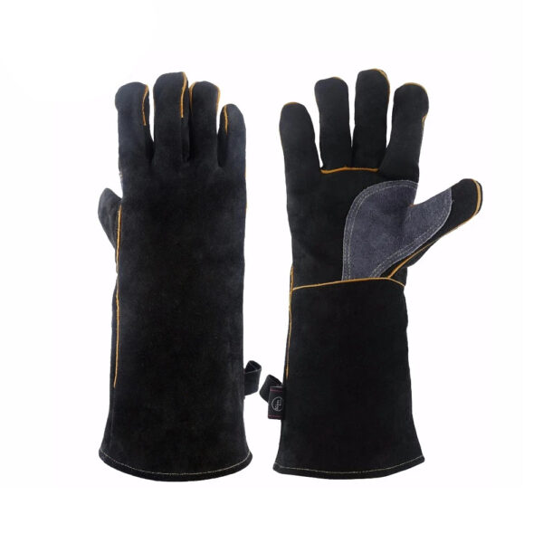 KimYuan | Welding Gloves Heat Resistant Perfect for Cooking/Baking/Fireplace/Animal Handling/BBQ/Stove