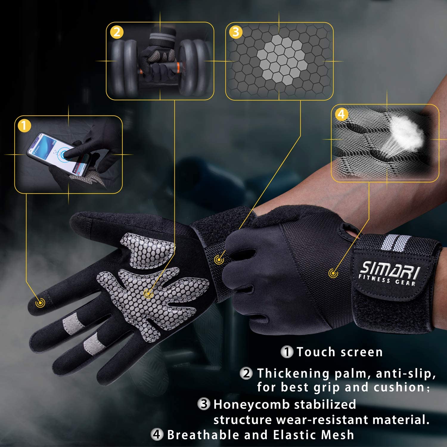 Best full finger weight lifting gloves online