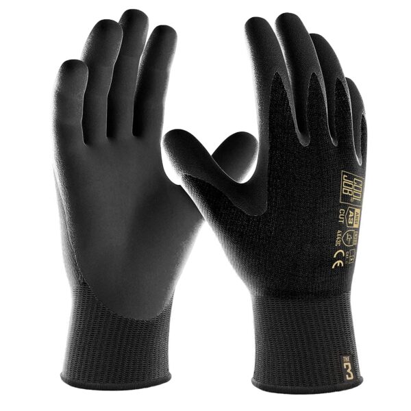 COOLJOB | A3 Level 5 Cut Resistant Safety Work Gloves for Men Women