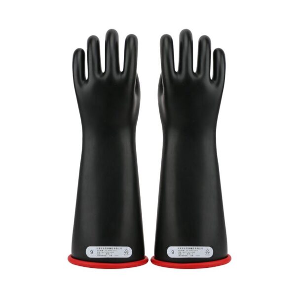 ShuangAn | Class2 Electrical Insulated Rubber Gloves Electrician 17KV High Voltage Safety Protective Work Gloves