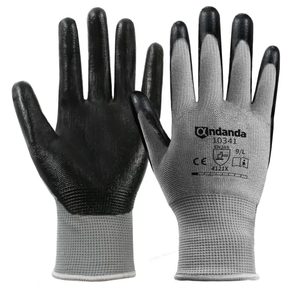 ANDANDA | 10341 Smart Touch, 3D Comfort Nitrile Coated Work Gloves